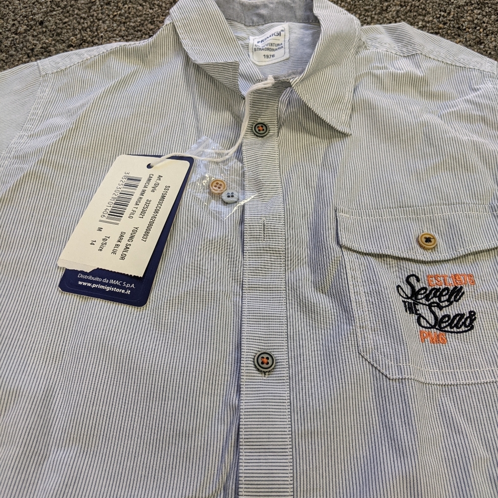 Italian short sleeve cotton shirt 14